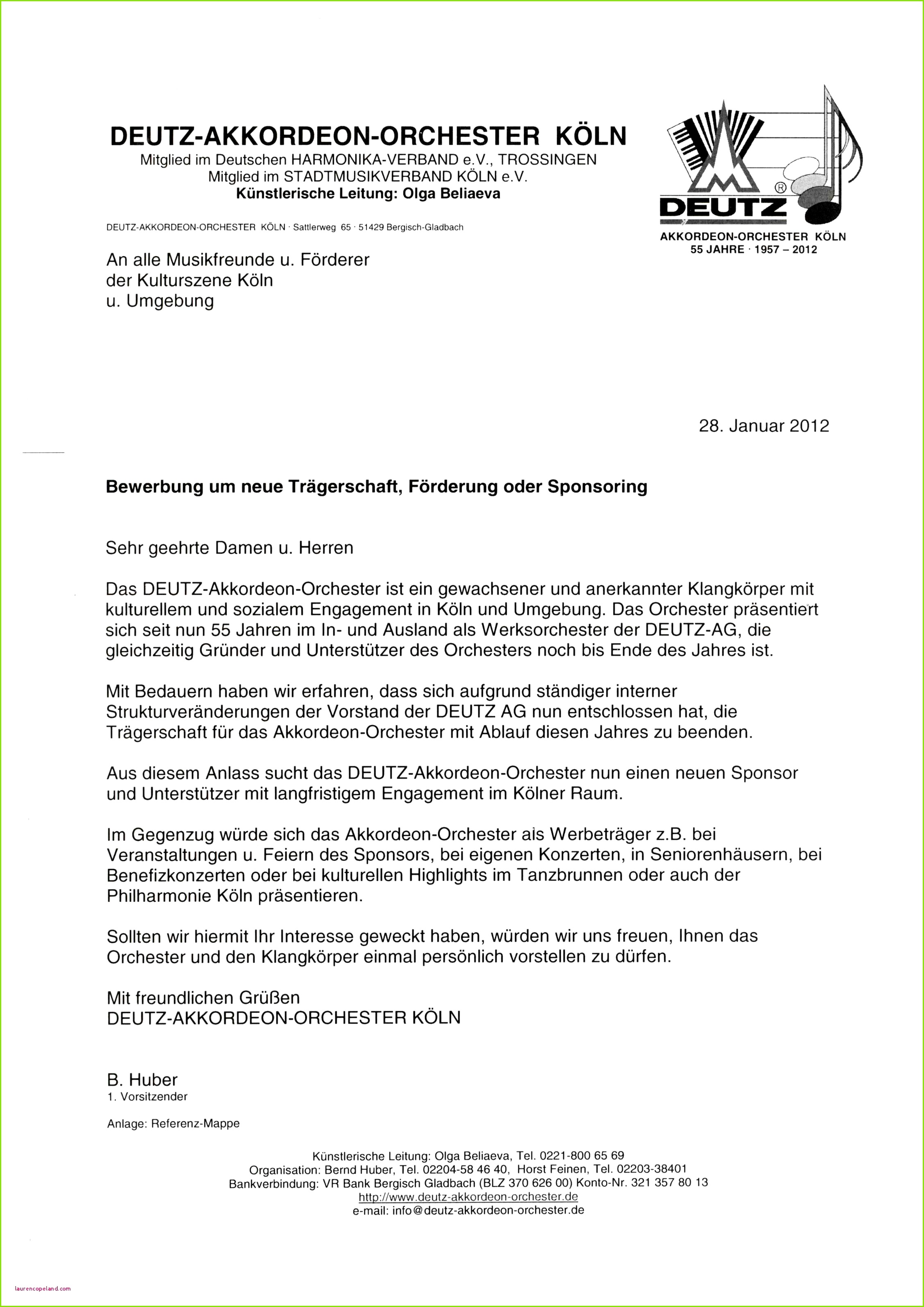 Spendenbescheinigung Sachspende Vorlage Sponsorenanschreiben Design