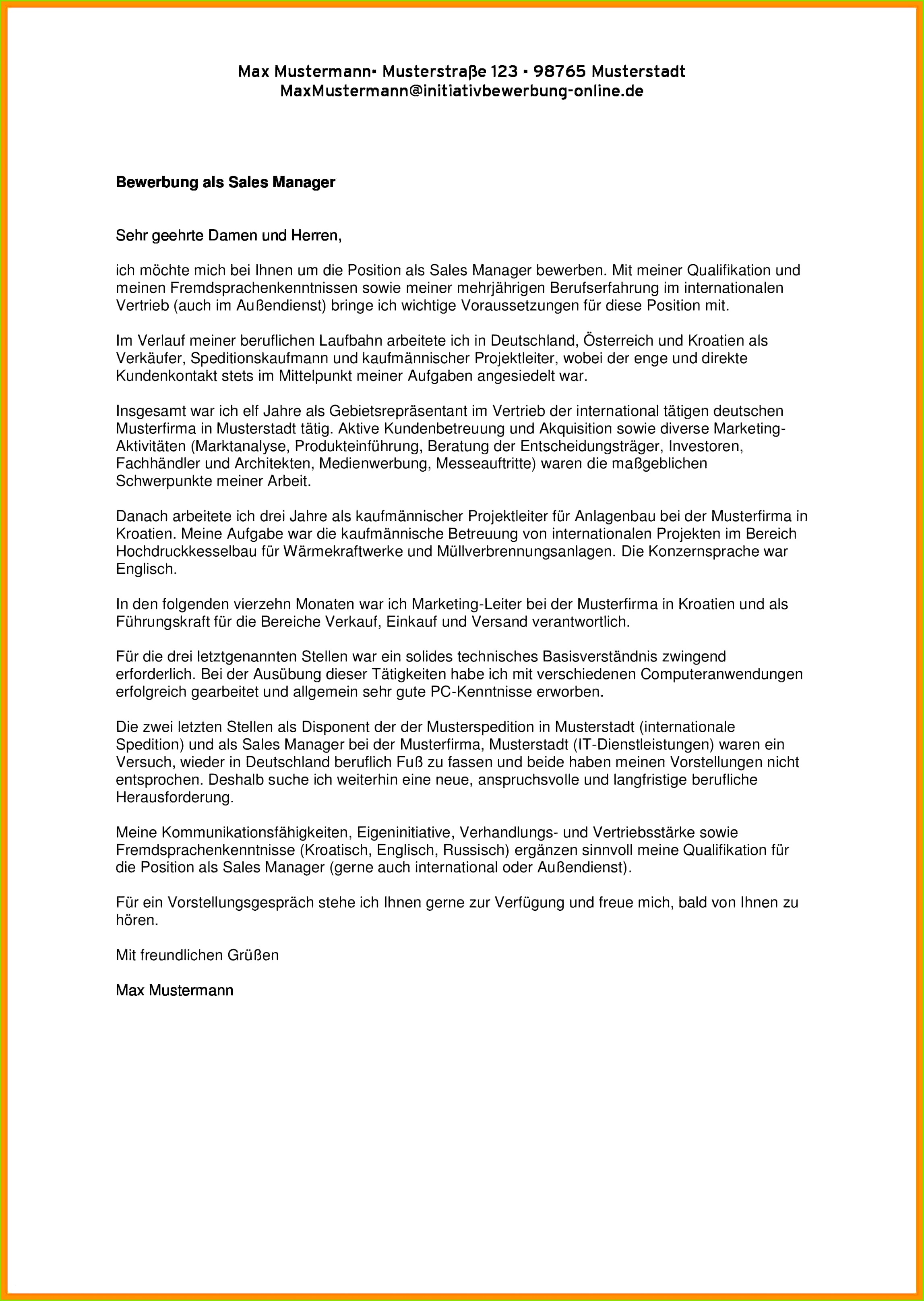 Bewerbung Einkauf Muster Neu Bewerbung Als Leiter Frisch Bewerbung Elegant Musterbewerbung Vertrieb