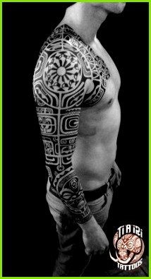 Polynesian Sleeves Arm Tattoos Ti a iri Polynesian Tattoo Idee Tattoo