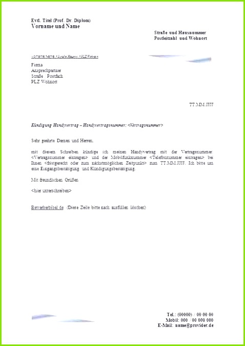 Kündigung Festnetz Vorlage Design 14 Hervorragend Telekom Kündigung Vorlage Festnetz Internet Porträt