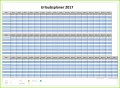 7 Urlaubsplaner 2017 Excel Vorlage