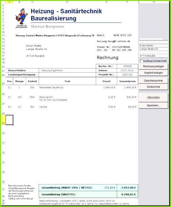 E Check Prüfprotokoll Excel Beispiel Guv Vorlage