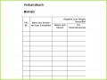 5 Verbandbuch Vorlage Muster