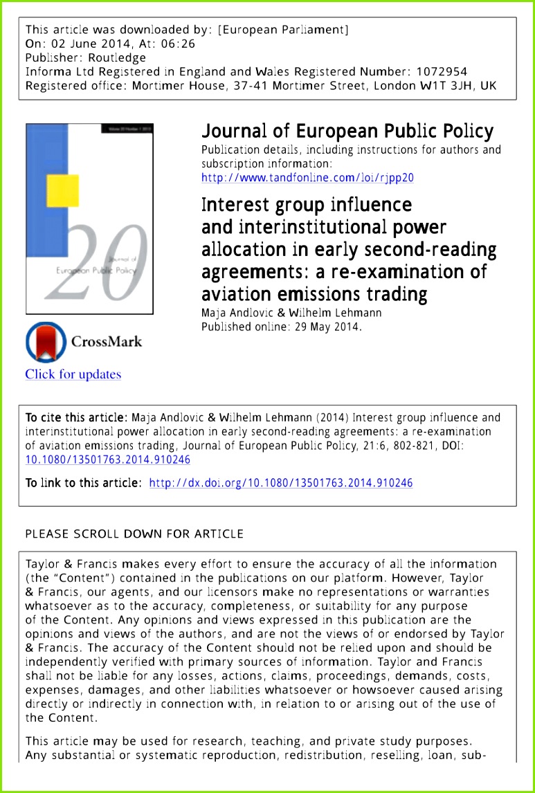 PDF Codecision and "early agreements" An improvement or a 1146773 PDF Codecision and "early agreements" An improvement or a subversion of the legislative procedure