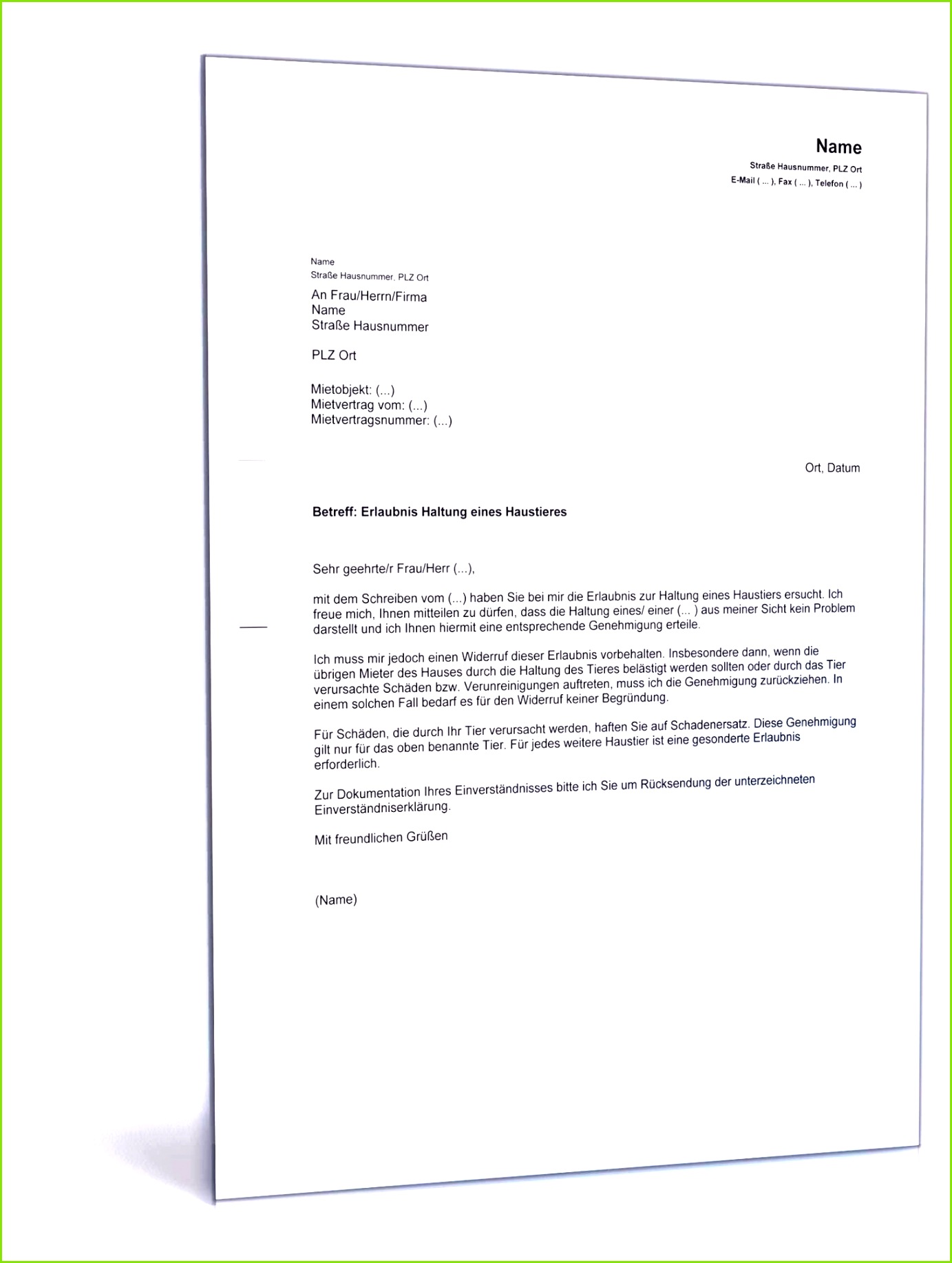 Schadensersatz Rechnung Muster Ebenbild Elegant Bilder Von Kündigung Arbeitnehmer Vorlage