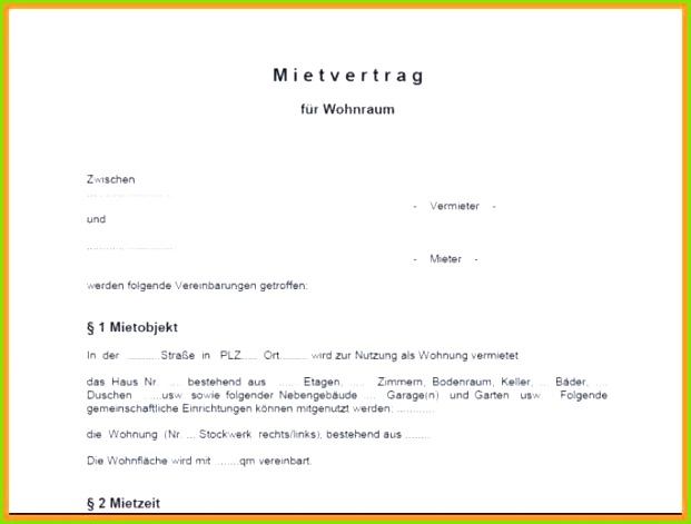 27 Beste Kündigung Mietvertrag Vorlage Bilder