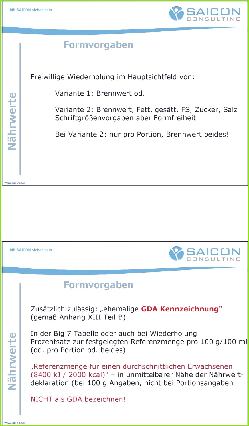 Allergenkennzeichnung Gastronomie Vorlage