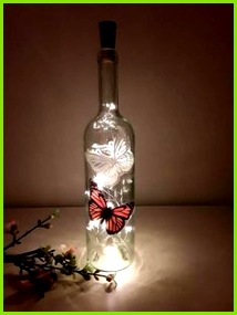 Dekorierte Flaschen Flaschen Dekorieren Weinflaschen Billige Wohnkultur Deko Selber Machen Lichterkette