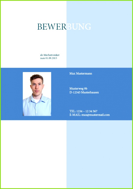 Kostenloser Download Deckblatt Muster Nr 18