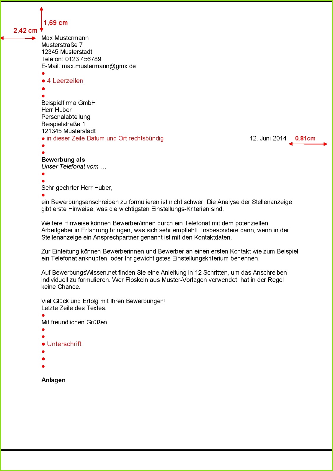 bewerbungsanschreiben nach din 5008 bewerbung – bewerbungswissen Lebenslauf Ausbildung Din 5008
