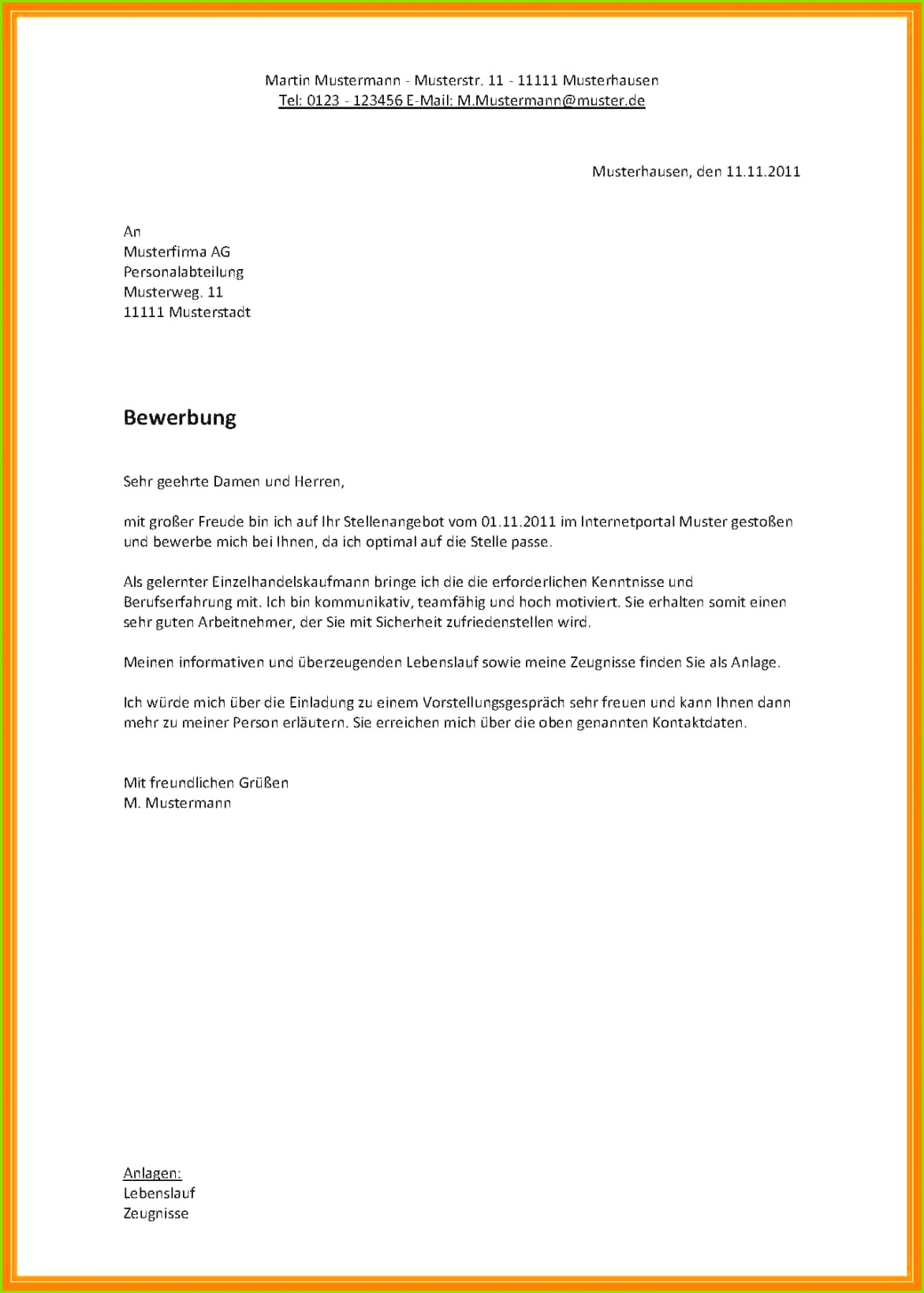 bewerbung produktionshelfer vorlage