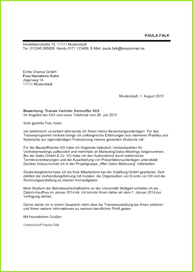 Bewerbung Verkäuferin Ohne Erfahrung Muster Vorlage Anschreiben Bewerbung Elegant Frisches 34 Anschreiben Idee