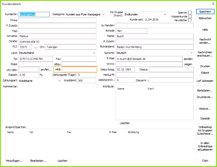 6 Jtl Ebay Vorlage Batett 748576 Software Wartungsvertrag Vorlage Luxus Steuerinformationen Von Kunden Pflegen – Jtl Guide Best software Wartungsvertrag