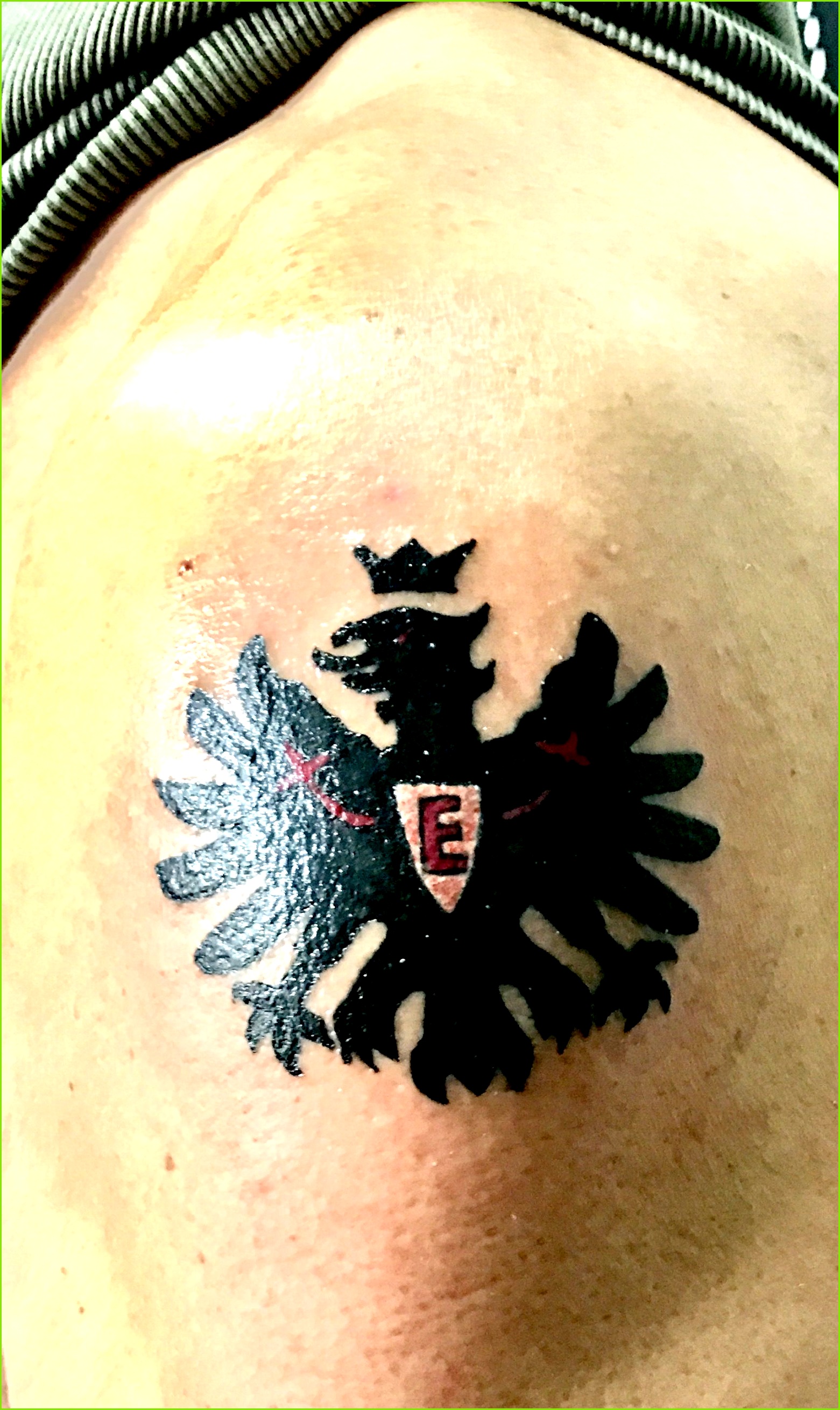 Frankfurt Eintracht Logo tattoo