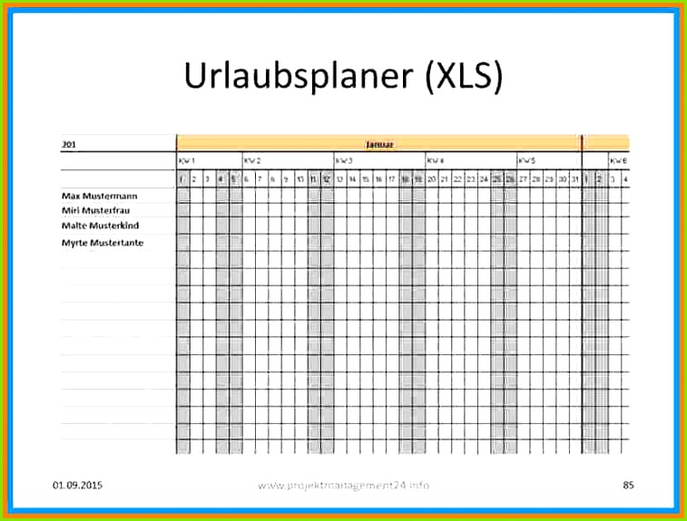 12 Excel Urlaubsplaner Vorlage