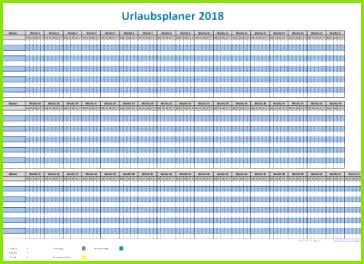 Einfacher Urlaubsplaner 2018 einfacher Ferienplaner 2018 Excel Vorlage zur einfachen Planung der Ferientermine deiner Mitarbeiter