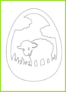 VystÅihovánka Laubsägearbeiten Ostern Basteln Frühling Fensterbild Ostern Ostern Vorlagen Scherenschnitt Papierkunst