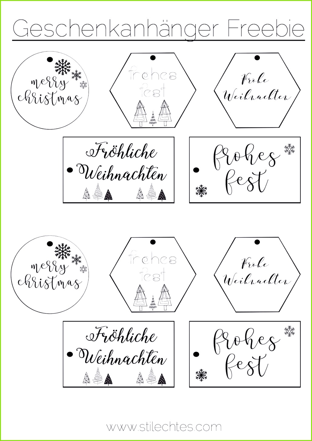 Großartig Druckbare Geschenkanhänger Vorlage Bilder Entry Level