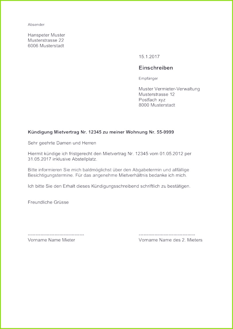 Ziemlich Miete Einzahlungsbeleg Vorlage Zeitgenössisch Beispiel Neues 30 Fristgerechte Kündigung Arbeitgeber Muster – Fristgerechte Kündigung Vorlage