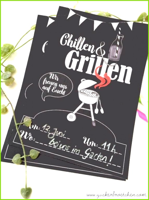 Freebie Einladung zum "Chillen & Grillen" Neuer Link zum chillen grillen freebie