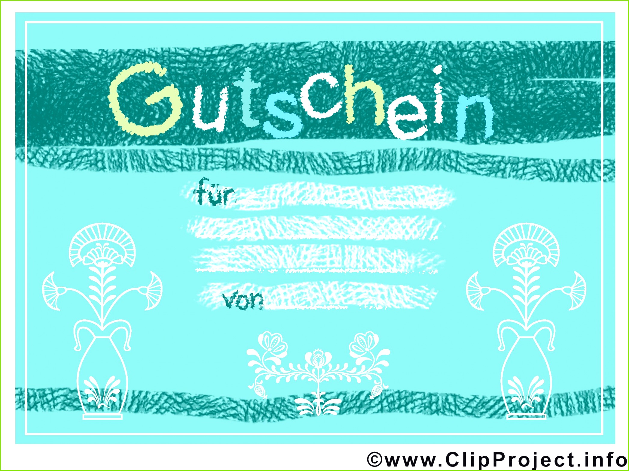 Gutschein ausdrucken Vorlage kostenlos