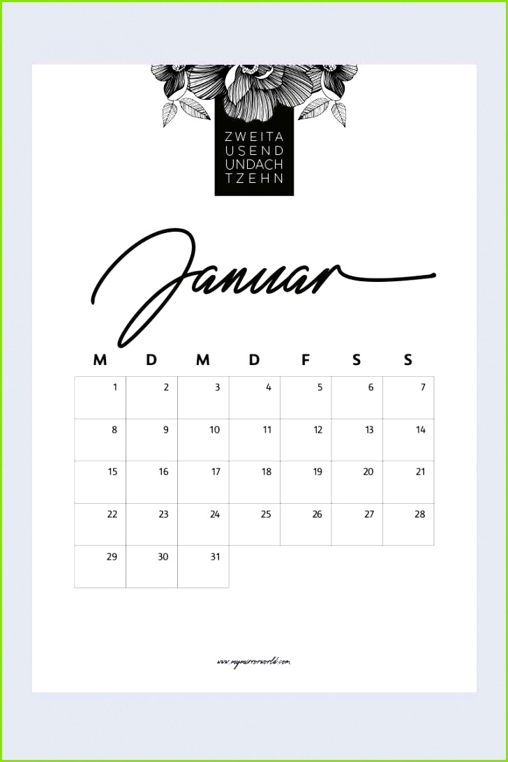 DIY Kalender 2018 zum Ausdrucken – free printable calendar 2018 Free Prints Bullet Journal