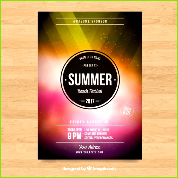 Sponsorship Flyer Template Music Flyer Templates Flyer Template Free format Poster Templates 0d