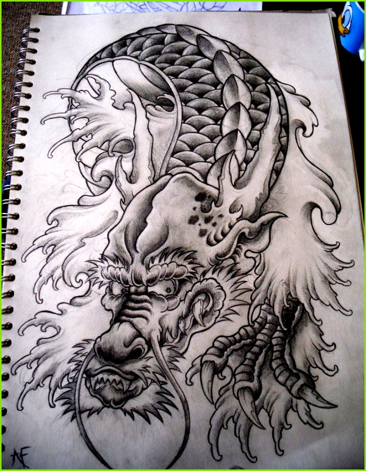 Japanese Dragon by Frosttattoo on DeviantArt More