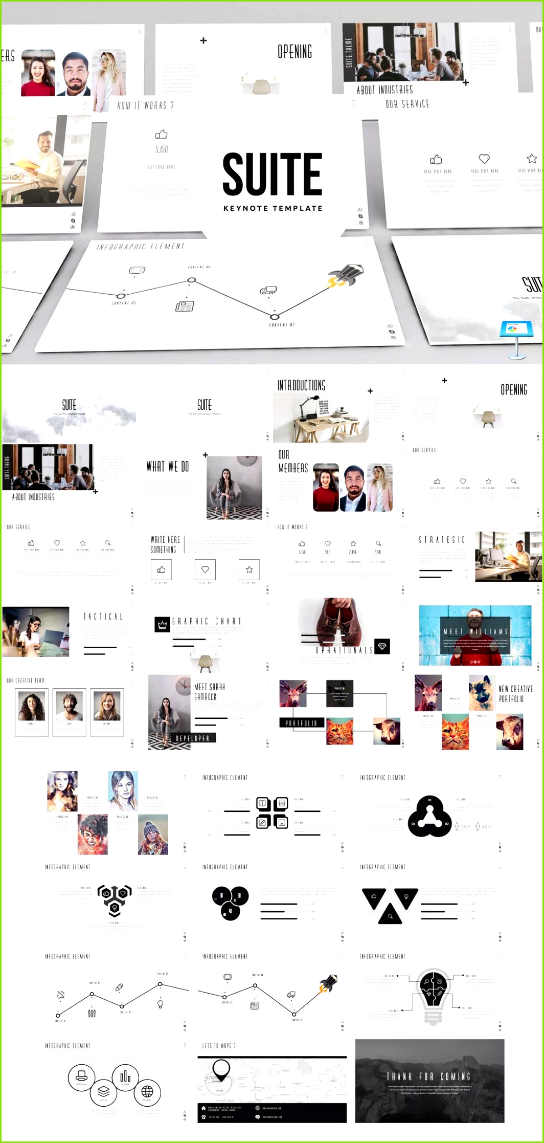 Suite Keynote Presentation Template unlimited s