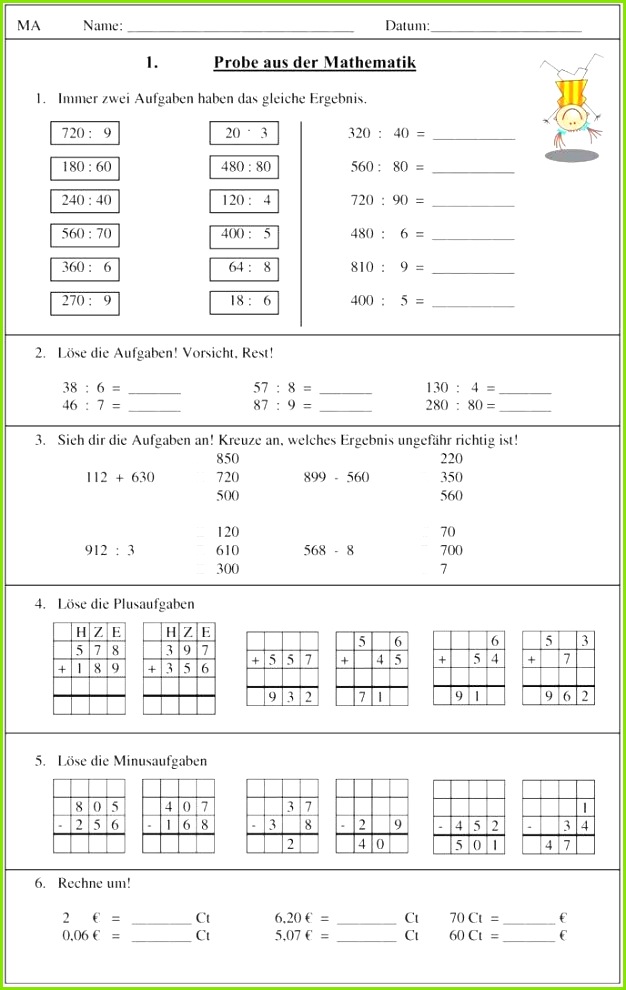 Bruchrechnen Arbeitsblätter Mit Lösungen 6 Klasse Unglaubliche Klassenarbeit Zu Zahlenraum Bis 1000 Schule 4 Klasse