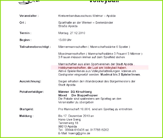 22 Fabelhaft Kündigung Sportverein Vorlage Modelle