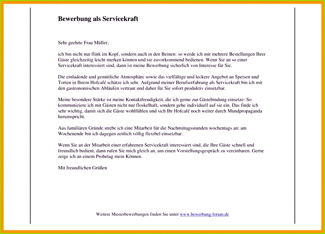 Bewerbungsschreiben Servicekraft Neu 7 8 Bewerbung Küchenhilfe Ohne Elegant Bewerbung Als Kellner Ohne Erfahrung