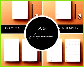 Begeisterung A5 Reisen Notizbuch Begeisterung Cousin digitalen Planer Bullet Journal Ideen A5 [braun]