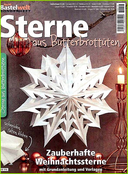 Butterbrottuten Sterne Muster Papiersterne Schneiden Vorlagen Schön butterbrottüten Sterne