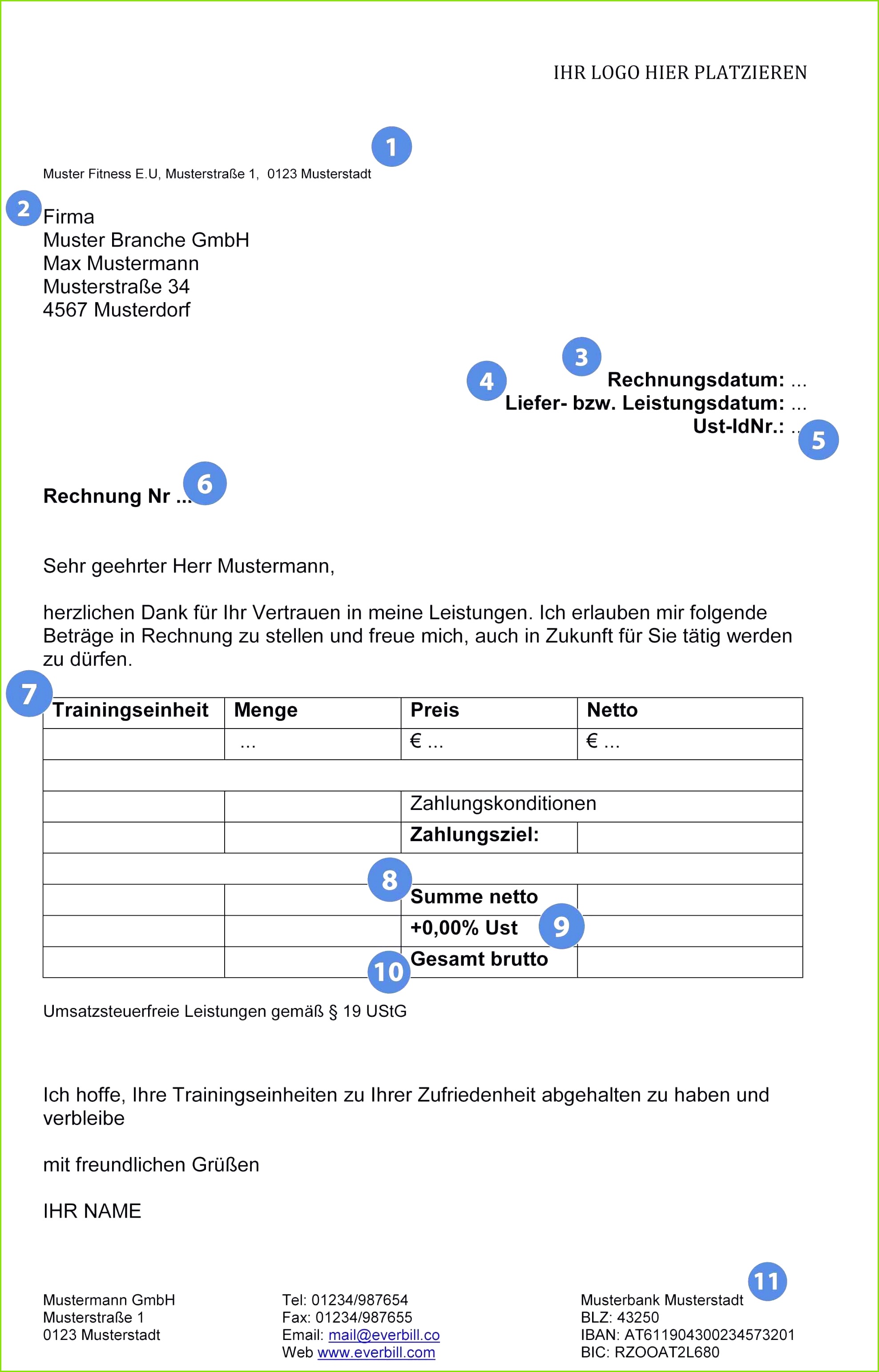 Quittung Ohne Mwst Vorlage Hübscher Beste Wohnungsmiete
