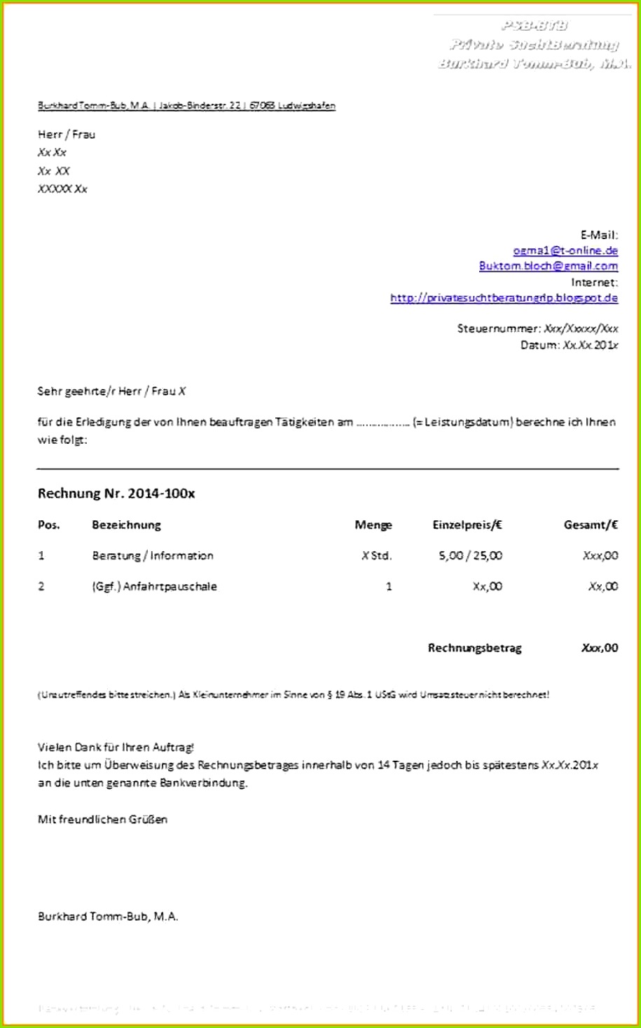 14 rechnungsbogen vorlage 9151466 rechnungsbogen vorlage