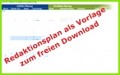 7 Redaktionsplan social Media Vorlage