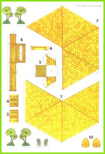 7 Weltwunder Bastelarbeiten Aus Papier Und Pappe Papier Falten Basteln Anleitung Papierkunst