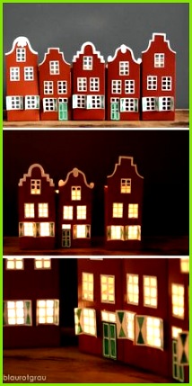 Häuser aus Milchkarton Milchkarton Basteln Basteln Mit Papier Bastelei Weihnachten Basteln Vorlagen