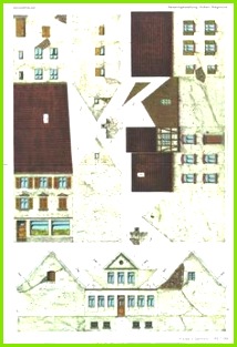 Häuser Basteln Basteln Mit Papier Bastelei Miniatur Möbel Papier Falten Pappe