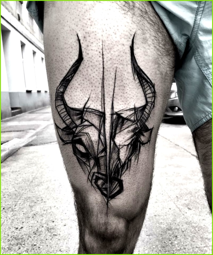 Inez Janiak bull tattoo
