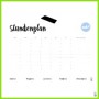 3 Stundenplan Vorlage Pdf