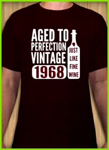 Aged to perfection birthday t shirt design idea and template Aged To Perfection
