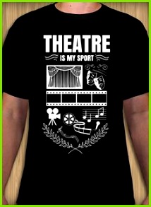 Theatre organization t shirt design idea and template Design Your Own My Design