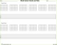 4 Tabulatur Vorlage Gitarre