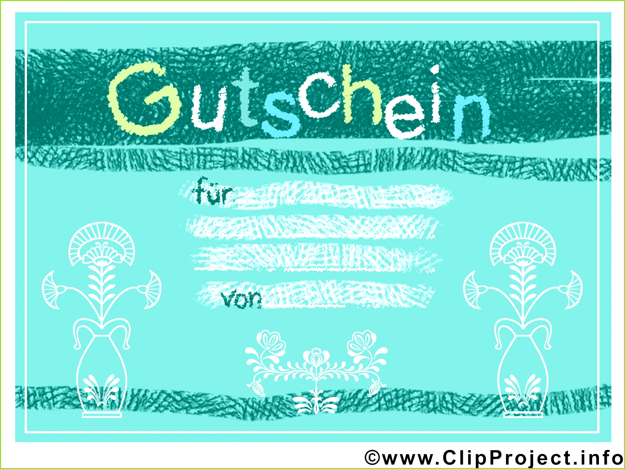 Gutschein ausdrucken Vorlage kostenlos