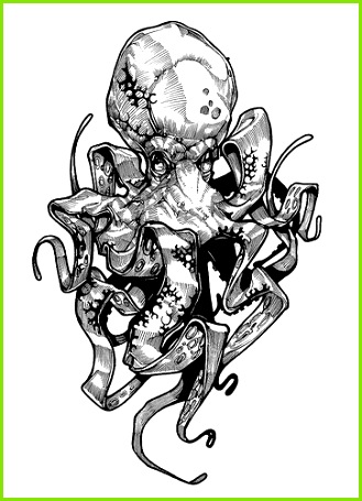 Octopus tattoo idea Oktopus Bleistiftzeichnungen Malerei Coole Tattoos Zeichnen Tattoo Vorlagen