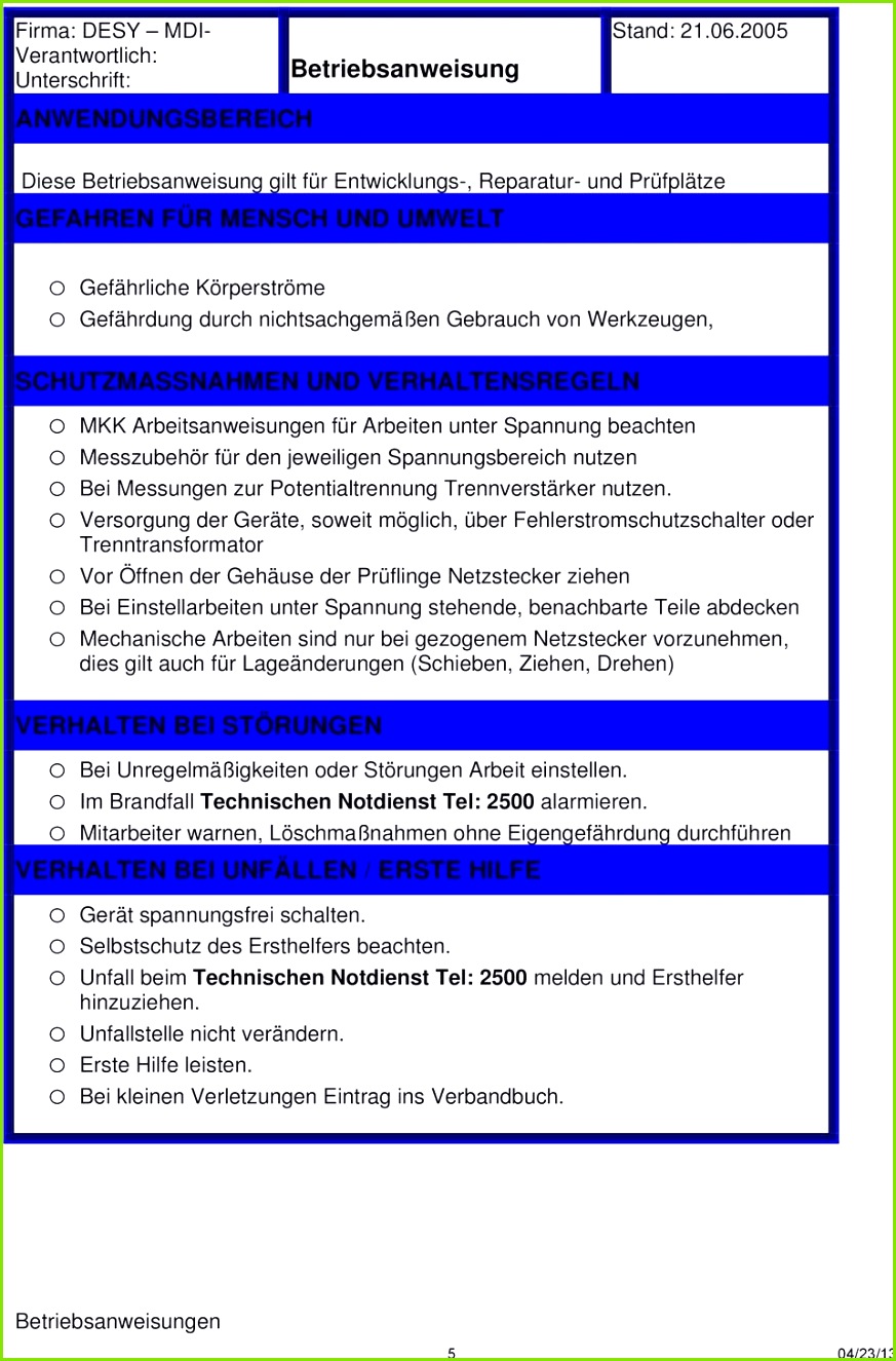Beste Betriebsanweisungen Vorlage Fotos Beispiel Anschreiben für