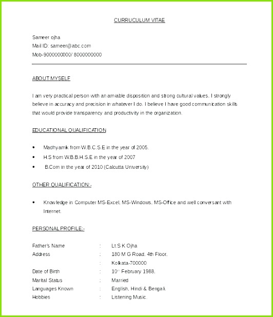 resume schreiben