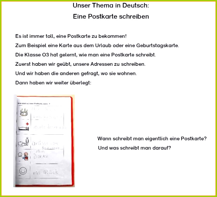 Ziemlich Wort Postkarten Schablone Frei Bilder Bilder für das